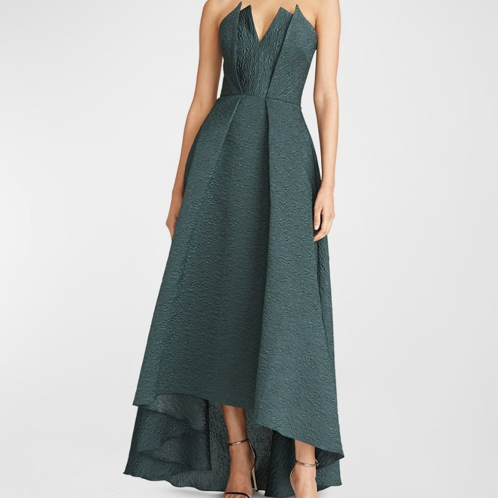 Theia Imogen Strapless Gown